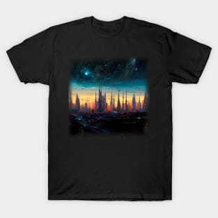 Space City Artwork T-Shirt